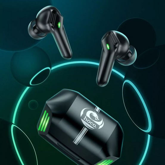 Casca Hoco Wireless Earbuds Magic Shadow (S21) - for Gaming, TWS, Bluetooth 5.0, Low-Latency - Black S21