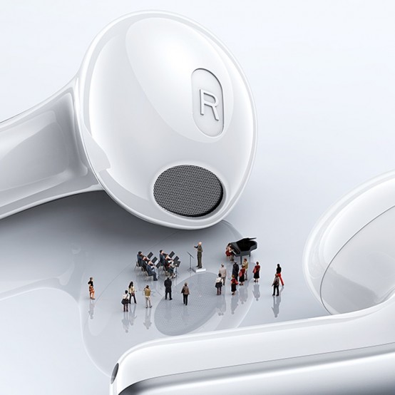 Casca USAMS Wireless Earbuds XH Series (XH09) - TWS with Bluetooth 5.1 - Black XH09
