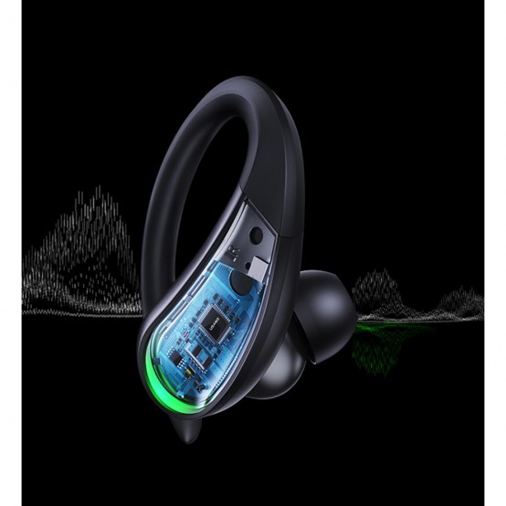 Casca USAMS Wireless Earbuds YT Series (YT07) - Sports TWS with Bluetooth 5.0 - Black YT07