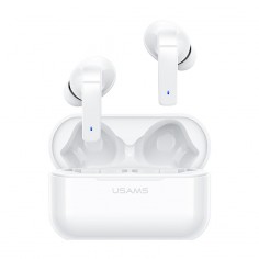 Casca USAMS Wireless Earbuds LY Series (BHULY06) - Active Noice Cancellation, TWS, Bluetooth 5.0 - White BHULY06