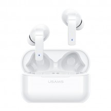 Casca USAMS Wireless Earbuds LY Series (BHULY06) - Active Noice Cancellation, TWS, Bluetooth 5.0 - White BHULY06