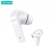 Casca USAMS Wireless Earbuds LY Series (BHULY06) - Active Noice Cancellation, TWS, Bluetooth 5.0 - White BHULY06