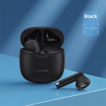 Casca USAMS Wireless Earbuds IA04 Series (BHUIA01) - TWS Bluetooth 5.0 - Black BHUIA01