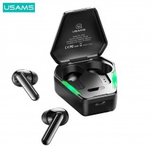 Casca USAMS Wireless Earbuds JY Series (BHUJY01) - for Gaming, TWS, Bluetooth 5.0 - Black BHUJY01