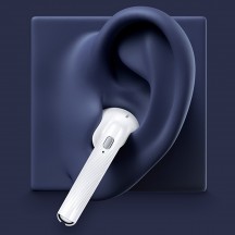 Casca USAMS Wireless Earbuds SY Series (BHUSY02) - TWS with Bluetooth 5.0 - Blue BHUSY02