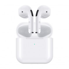 Casca USAMS Wireless Earbuds YY Series (BHUYY01) - TWS with Bluetooth 5.0 - White BHUYY01