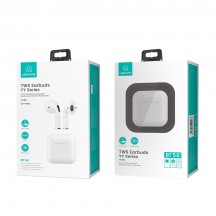 Casca USAMS Wireless Earbuds YY Series (BHUYY01) - TWS with Bluetooth 5.0 - White BHUYY01