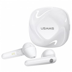 Casca USAMS Wireless Earbuds SD Series (BHUSD01) - TWS with Bluetooth 5.0 - White BHUSD01