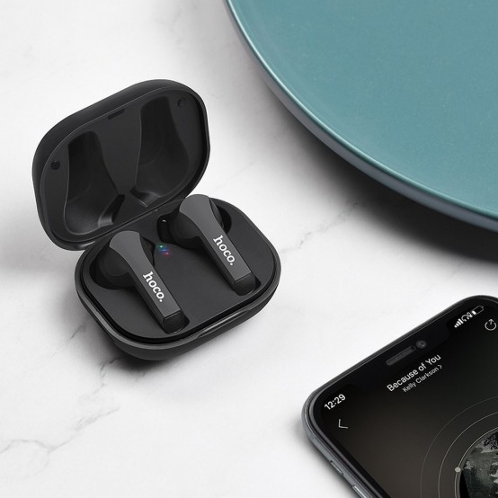 Casca Hoco Wireless Earbuds Pleasure (ES34) - TWS with Bluetooth 5.0 - Black ES34