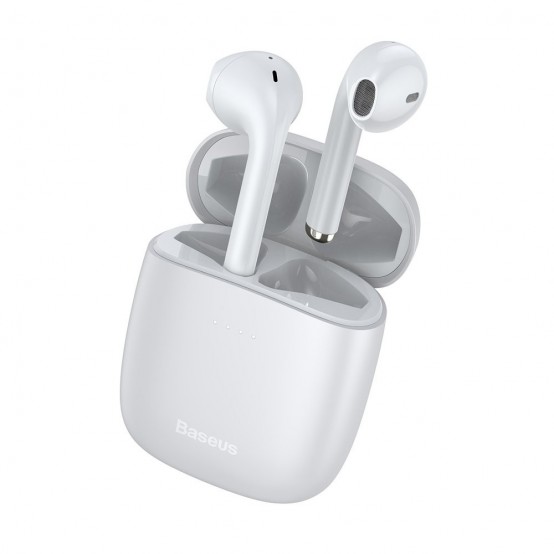 Casca Baseus Wireless Earbuds Encok W04 (NGW04-02) - TWS with Bluetooth 5.0 - White NGW04-02