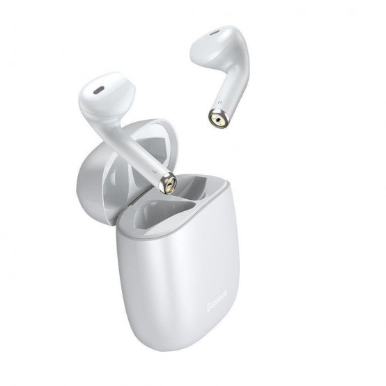 Casca Baseus Wireless Earbuds Encok W04 (NGW04-02) - TWS with Bluetooth 5.0 - White NGW04-02