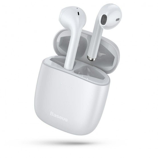 Casca Baseus Wireless Earbuds Encok W04 (NGW04-02) - TWS with Bluetooth 5.0 - White NGW04-02