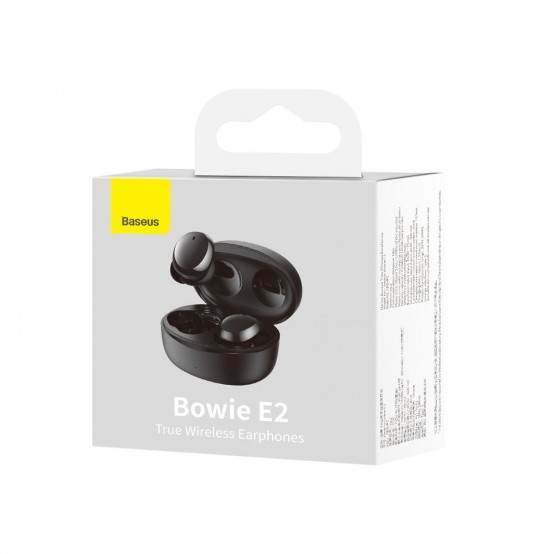 Casca Baseus Wireless Earbuds Bowie E2 (NGTW090001) - TWS with Bluetooth 5.2 - Black NGTW090001