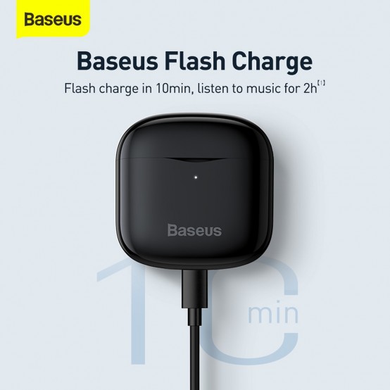 Casca Baseus Wireless Earbuds Bowie E3 (NGTW080001) - TWS with Bluetooth 5.0 - Black NGTW080001