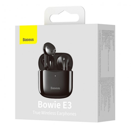 Casca Baseus Wireless Earbuds Bowie E3 (NGTW080001) - TWS with Bluetooth 5.0 - Black NGTW080001