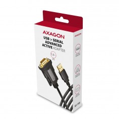 Adaptor Axagon USB - serial, RS-232, FTDI FT232RL, 1.5m ADS-1PQN 2
