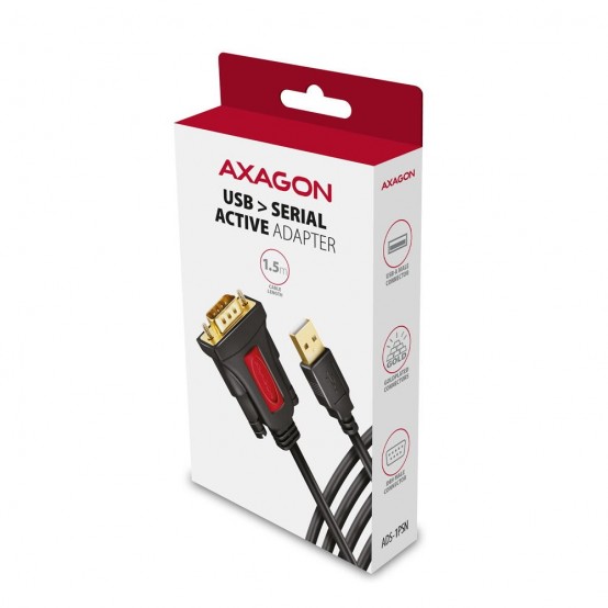 Adaptor Axagon USB - serial, RS-232, Prolific PL2303GT, 1.5m ADS-1PSN
