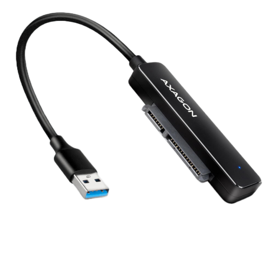 Adaptor Axagon USB 3.2 Gen 1, 2.5" HDD/SSD, USB-A, 5 Gbit/s, 0.2m, Negru ADSA-FP2A