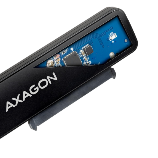 Adaptor Axagon USB 3.2 Gen 1, 2.5" HDD/SSD, USB-C, 5 Gbit/s, 0.2m, Negru ADSA-FP2C