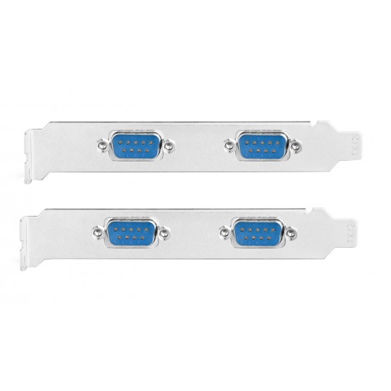 Adaptor Axagon PCI-Express( chip ASIX AX99100) la 4x Serial Port + LP PCEA-S4N