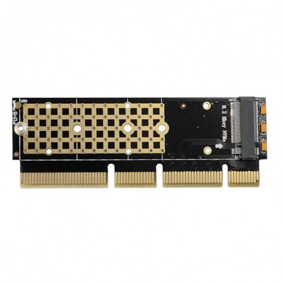 Adaptor Axagon PCI-E 3.0 16x - M.2 SSD NVMe, SSD pana la 80 mm, low profile 1U PCEM2-1U