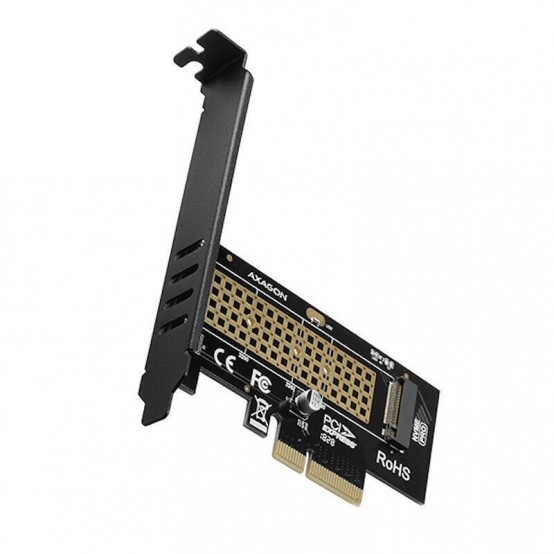 Adaptor Axagon PCI-E 3.0 4x - M.2 SSD NVMe, suport SSD pana la 80 mm PCEM2-N