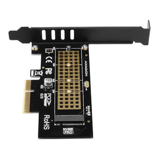 Adaptor Axagon PCI-E 3.0 4x - M.2 SSD NVMe, suport SSD pana la 80 mm PCEM2-N