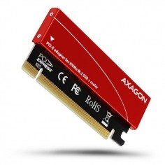 Adaptor Axagon PCI-E 3.0 16x - M.2, SSD NVMe, Suport SSD pana la 80 mm, low profile, Radiator Inclus PCEM2-S