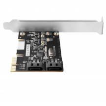 Adaptor Axagon PCI-Express Gigabit, 2x SATA 6G port, Chipset Jmicron JMB582 PCES-SJ2