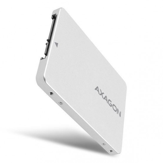 Adaptor Axagon M.2 SSD SATA, Suport SSD pana la 80 mm, Aluminiu RSS-M2SD