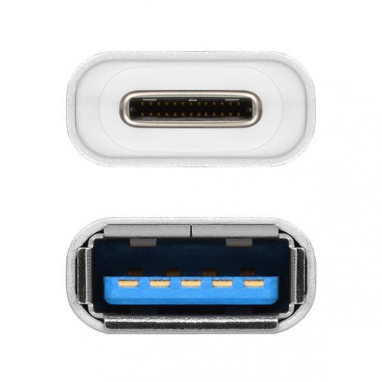 Adaptor Axagon Adaptor USB 3.0 Tip-C Male la Tip A Female, Aluminiu RUCM-AFA