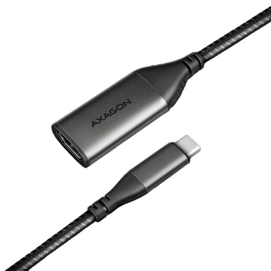 Adaptor Axagon Adaptor USB-C la HDMI 2.0a, 4K/60Hz, 25 cm RVC-HI2M