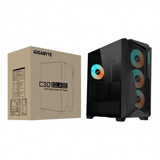 Carcasa GigaByte C301 GLASS GB-C301G
