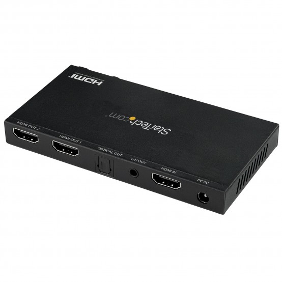 Multiplicator StarTech.com 2-Port HDMI Splitter (1x2) 4K w/ Scaler ST122HD20S