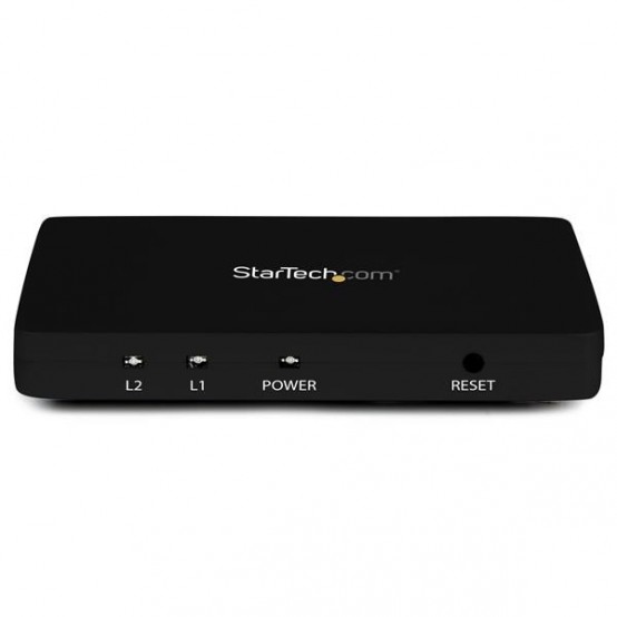 Multiplicator StarTech.com 4K HDMI 2-Port Video Splitter – 1x2 HDMI Splitter w/ Solid Aluminum Housing – 4K 30Hz ST122HD4K