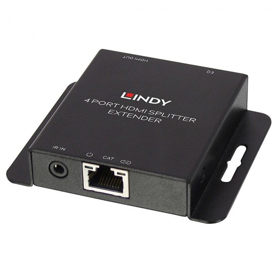 Multiplicator Lindy 50m Cat.6 4 Port HDMI & IR Splitter Extender with Loop Out LY-38155