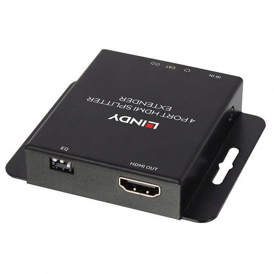 Multiplicator Lindy 50m Cat.6 4 Port HDMI & IR Splitter Extender with Loop Out LY-38155