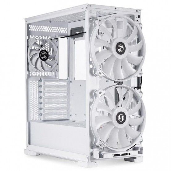 Carcasa Lian Li LANCOOL 215 ARGB Tempered Glass White LAN215W