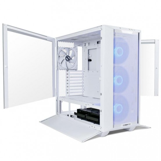 Carcasa Lian Li LANCOOL III RGB Tempered Glass White LAN3RW
