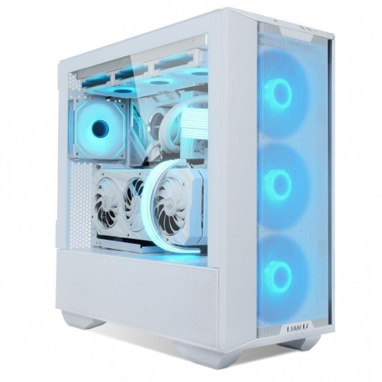 Carcasa Lian Li LANCOOL III RGB Tempered Glass White LAN3RW