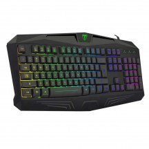 Tastatura T-Dagger Tanker Rainbow Mechanical Keyboard Black T-TGK106