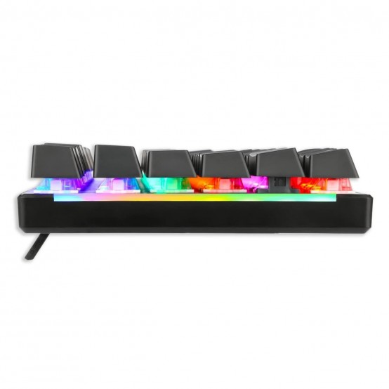 Tastatura T-Dagger Naxos iluminare rainbow neagra T-TGK310-BL