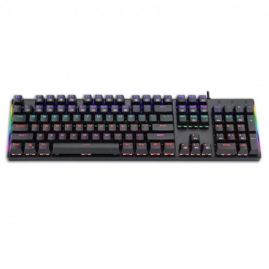Tastatura T-Dagger Naxos iluminare rainbow neagra T-TGK310-BL