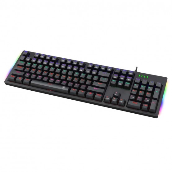 Tastatura T-Dagger Bermuda iluminare rainbow T-TGK312-BL