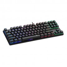 Tastatura T-Dagger Bora neagra iluminare Rainbow T-TGK313R-BL