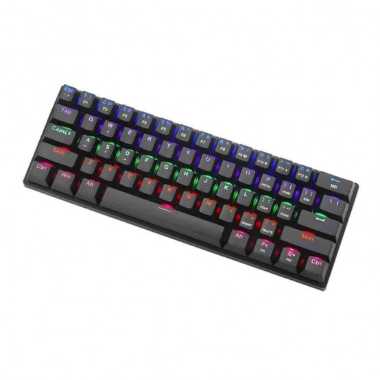 Tastatura T-Dagger Main Force negru iluminare Rainbow T-TGS008