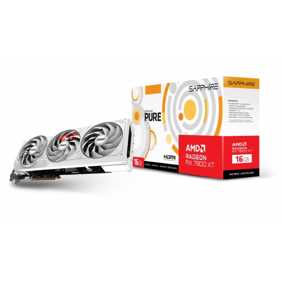 Placa video Sapphire PURE AMD Radeon RX 7800 XT 16G GDDR6 11330-03-20G