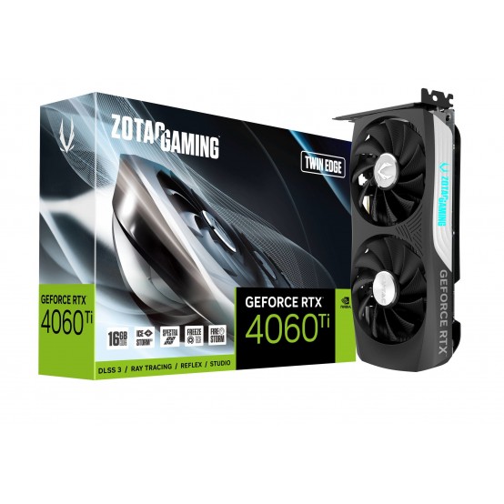 Placa video Zotac GeForce RTX 4060 Ti 16GB Twin Edge ZT-D40620E-10M