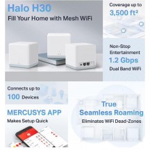 Router Mercusys  HALO H30(3-PACK)