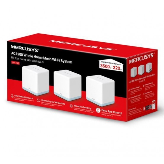Router Mercusys  HALO H30(3-PACK)